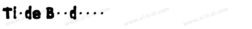 Tilde Bold字体转换
